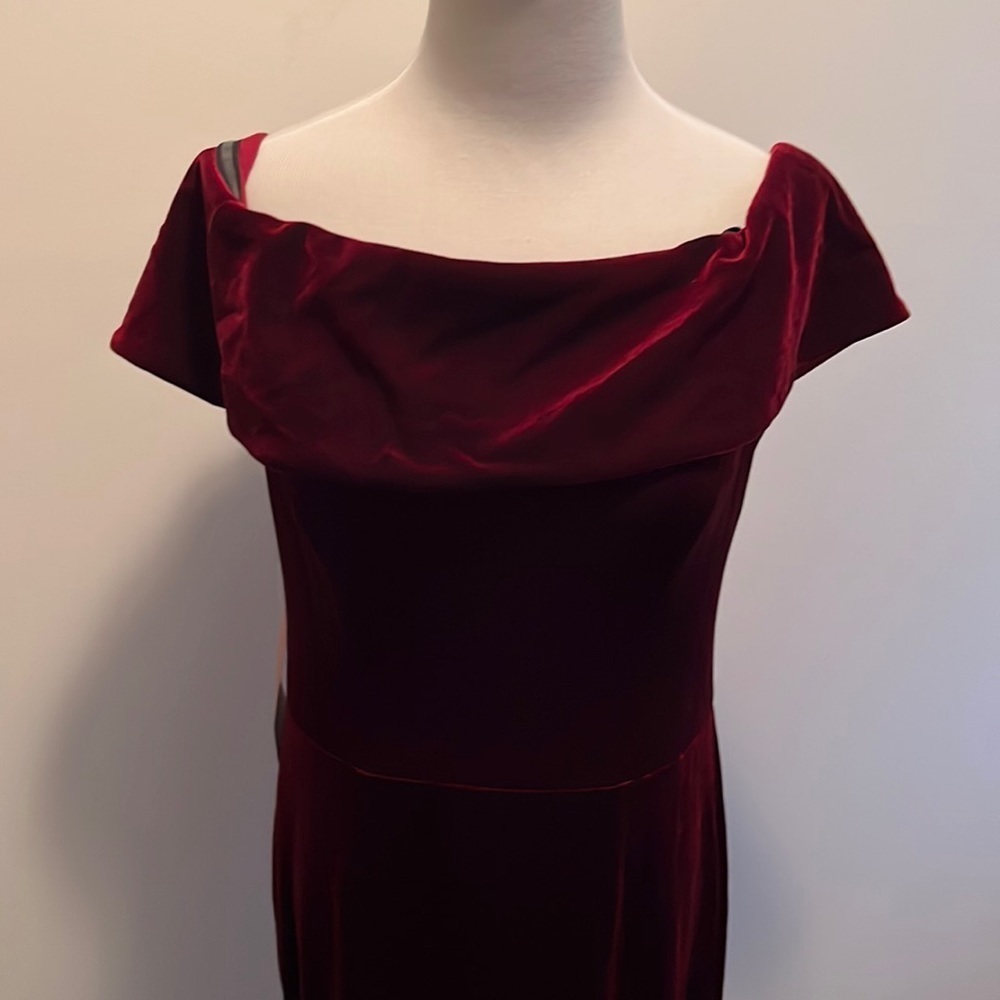 BHLDN Fawn Red Velvet Dress Size 14 NWT - Picture 7 of 17